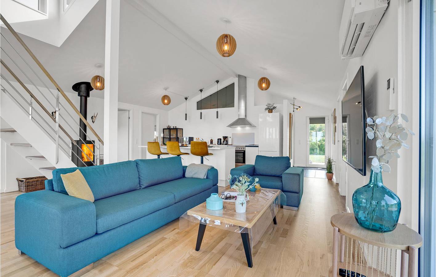 Ferienhaus für 8 Personen mit Sauna in Skjern, Ringkøbing Fjord