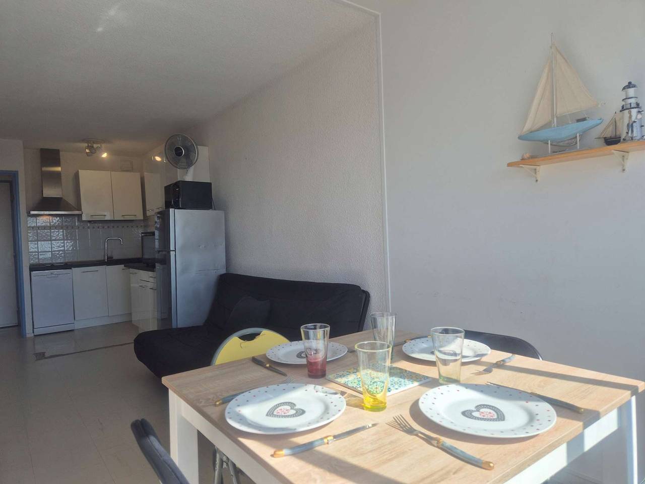 Entire apartment, Studio cabin 4 people with parking - Cap d'Agde in Cap d'Agde, Agde