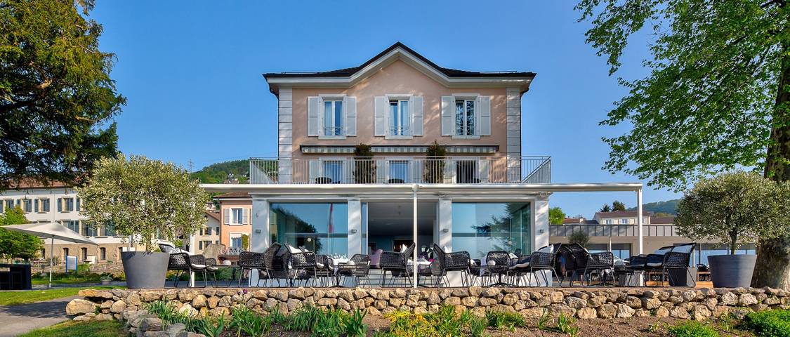 Hôtel du Léman - Chambre single, vue lac in Jongny, Waadtland RDK