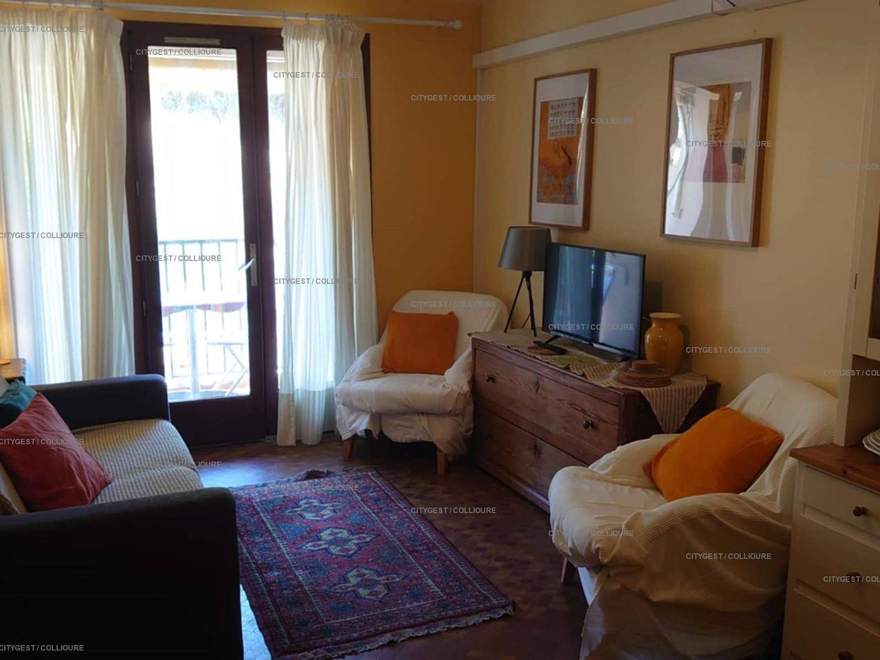 Ganze Wohnung, Wohnung in Collioure mit Pool und Parkplatz, 4 Pers. in La Côte Vermeille, Collioure