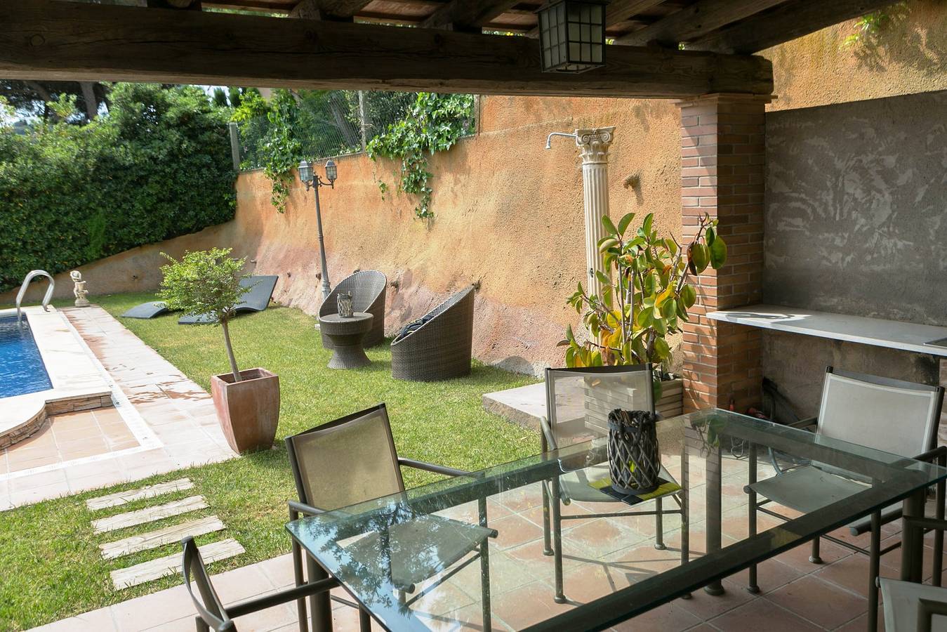Chalet voor 6 personen met terras in Residencial Begur, Begur