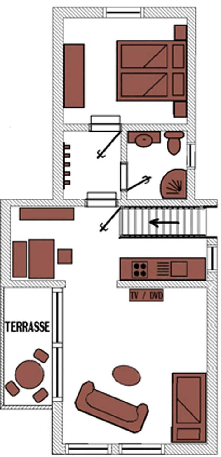Ferienwohnung für 2 Personen, mit Garten auf Norderney - 2