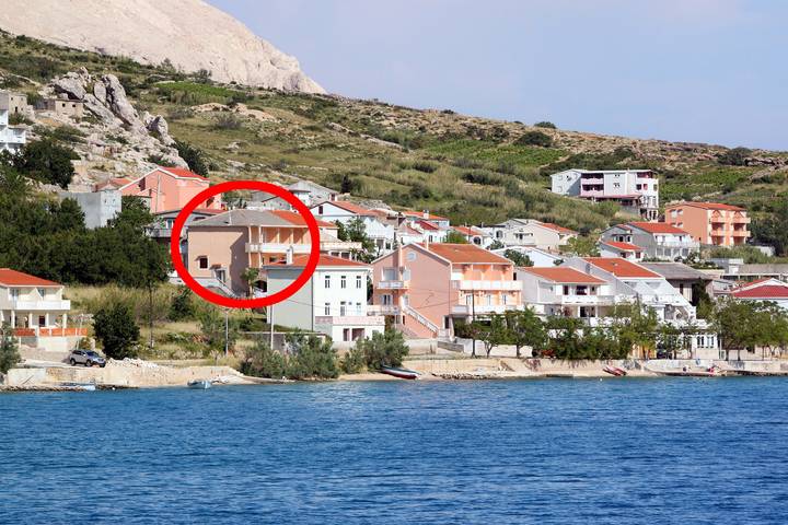 Ferienwohnung für 2 Personen, mit Balkon in Novalja