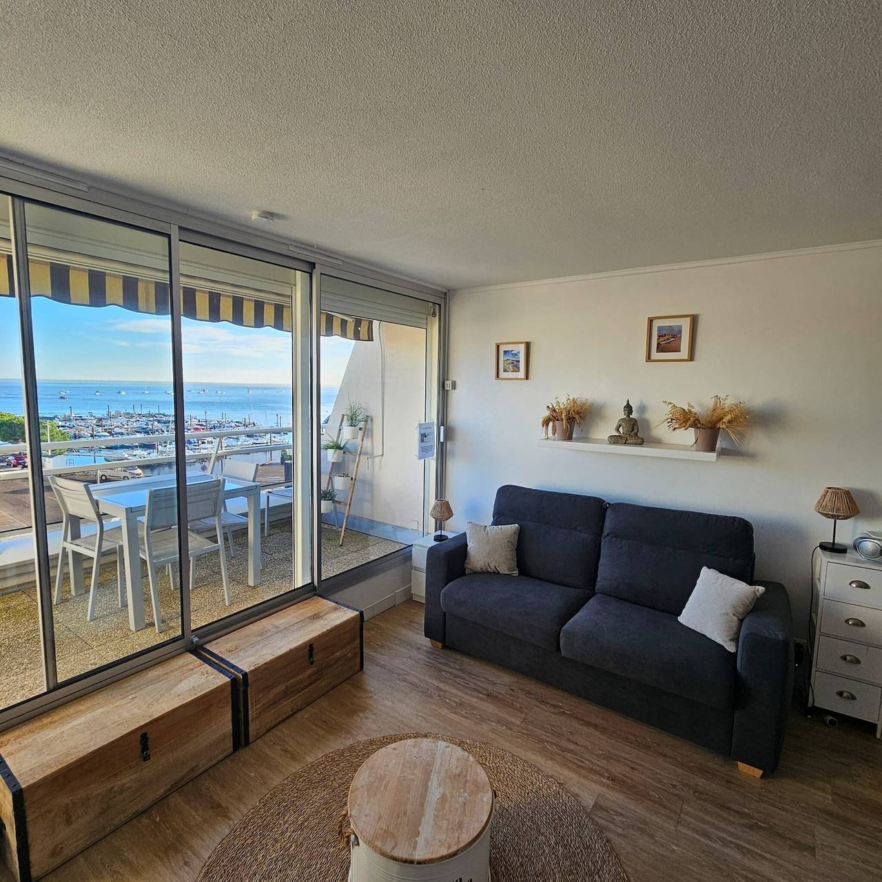 Monolocale intero, Appartamento 'Carpe Diem' con vista sul Bacino, balcone e Wi-Fi in Arcachon, Arcachon e dintorni