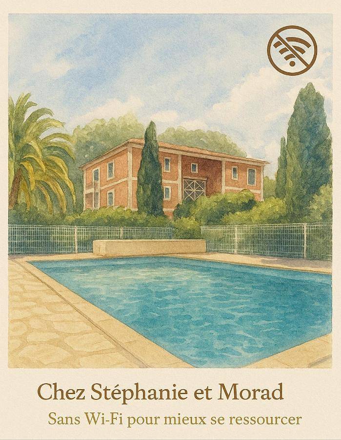 Appartement de vacances pour 6 personnes, avec piscine et jardin, adapté aux familles