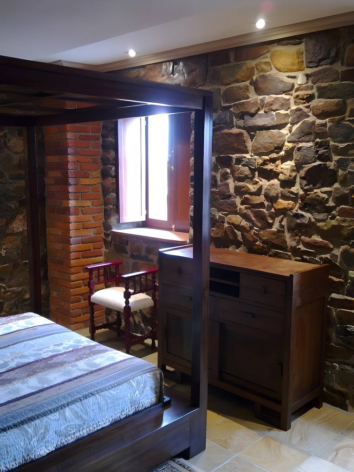 Zimmer 'Tradicional' in der Casona Los Gamonales in Carreño, Costa Verde (Spanien)