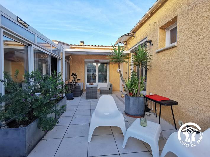 Gîte pour 4 personnes, avec terrasse