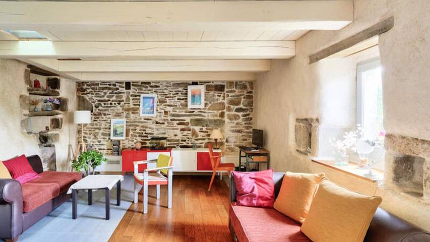 Location de vacances pour 7 personnes, avec jardin à Plovan