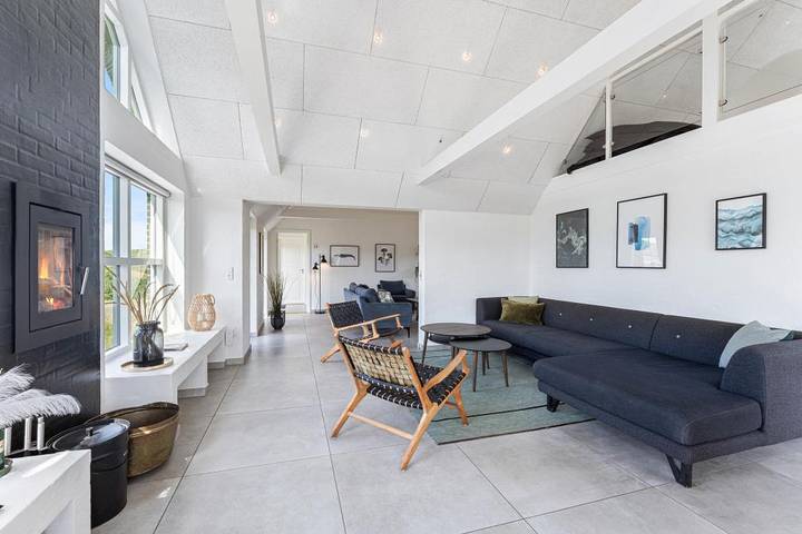 New holiday home with sauna in exclusive seafront location in Søndervig, Holmsland Klit