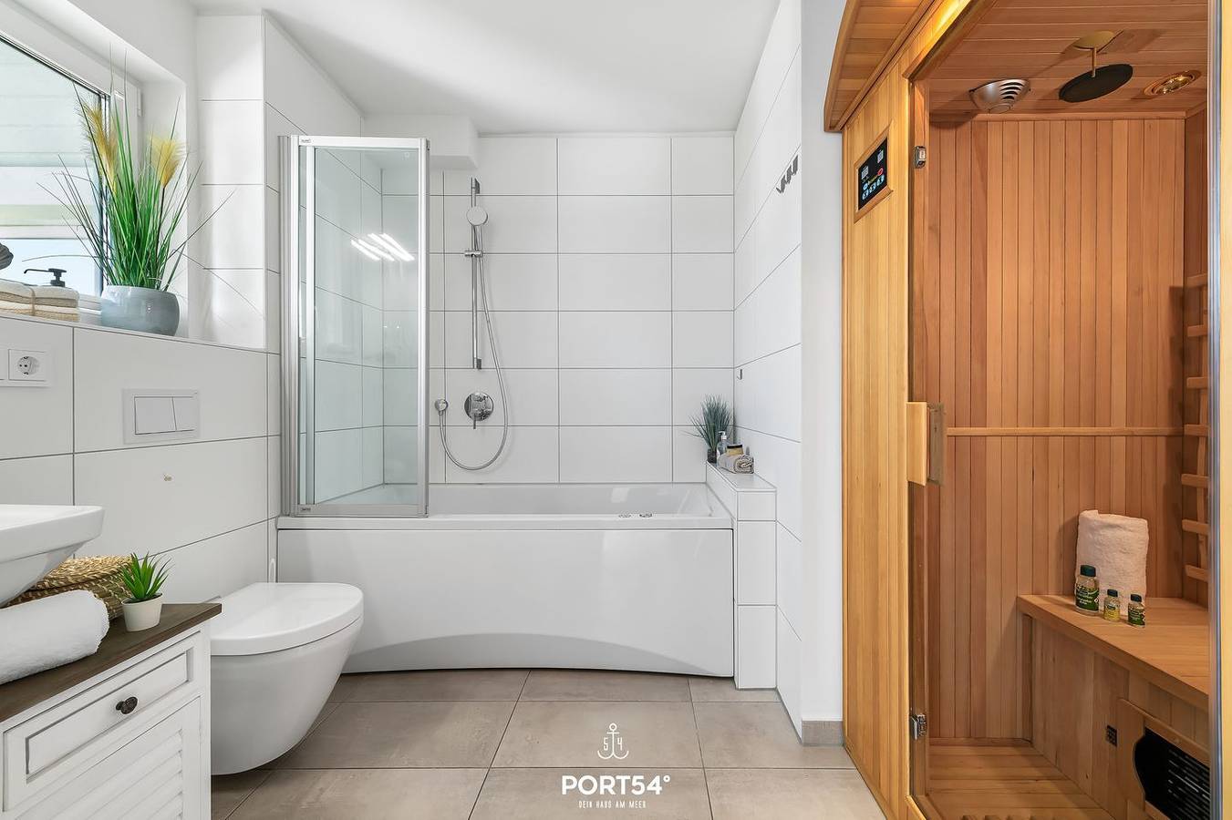 Ganze Wohnung, La Mer - Whirlwanne, Infrarotsauna, Balkon, Wasserblick, Stellplatz, Wlan, Kamin in Olpenitz, Kappeln