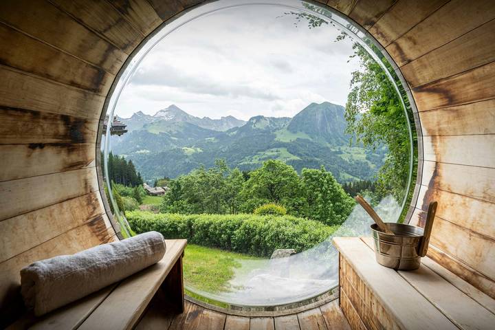 Chalet pour 13 personnes, avec jardin ainsi que sauna et jacuzzi, animaux acceptés à Manigod - 3