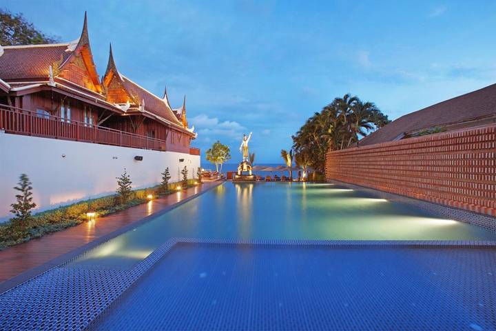 Bungalow für 3 Personen, mit Pool und Garten sowie Ausblick in Thailand
