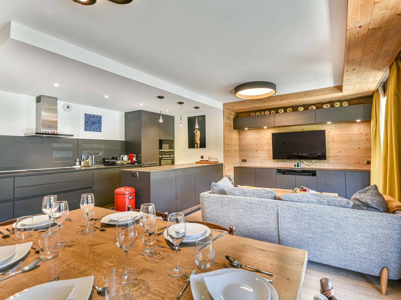 Appartement entier, Chalet T4 spacieux 6-8 pers. avec vue sur les pistes in Les Gets, Les Portes du Soleil