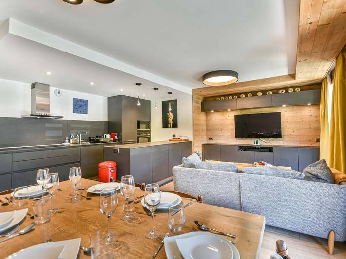 Chalet pour 8 personnes, avec balcon à Les Gets - 2