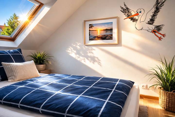 Ferienwohnung für 6 Personen, mit Ausblick, mit Haustier in Muhr am See