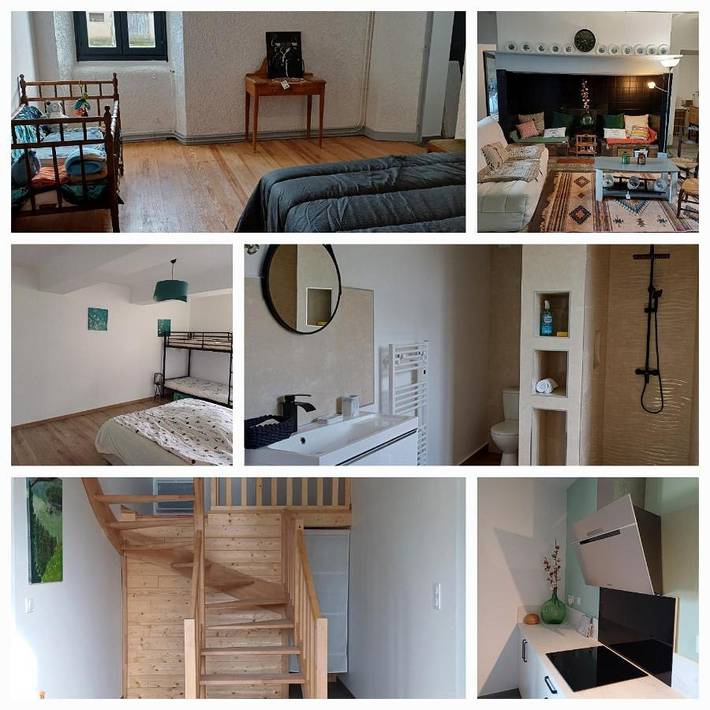 Cottage pour 3 personnes, avec terrasse et vue, animaux acceptés à Villembits