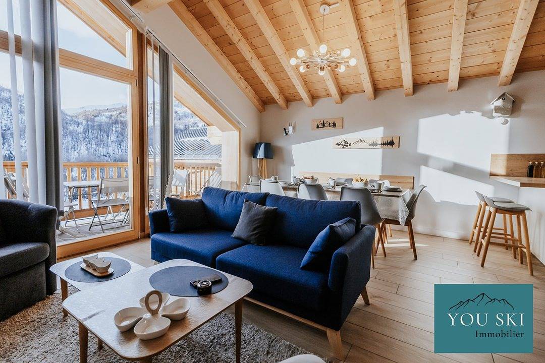 Apartamento vacacional entero, Prestige Triplex 4 bedrooms for 8 people - ideally located in Saint-Sorlin-d'Arves, Región de Saint-Jean-de-Maurienne