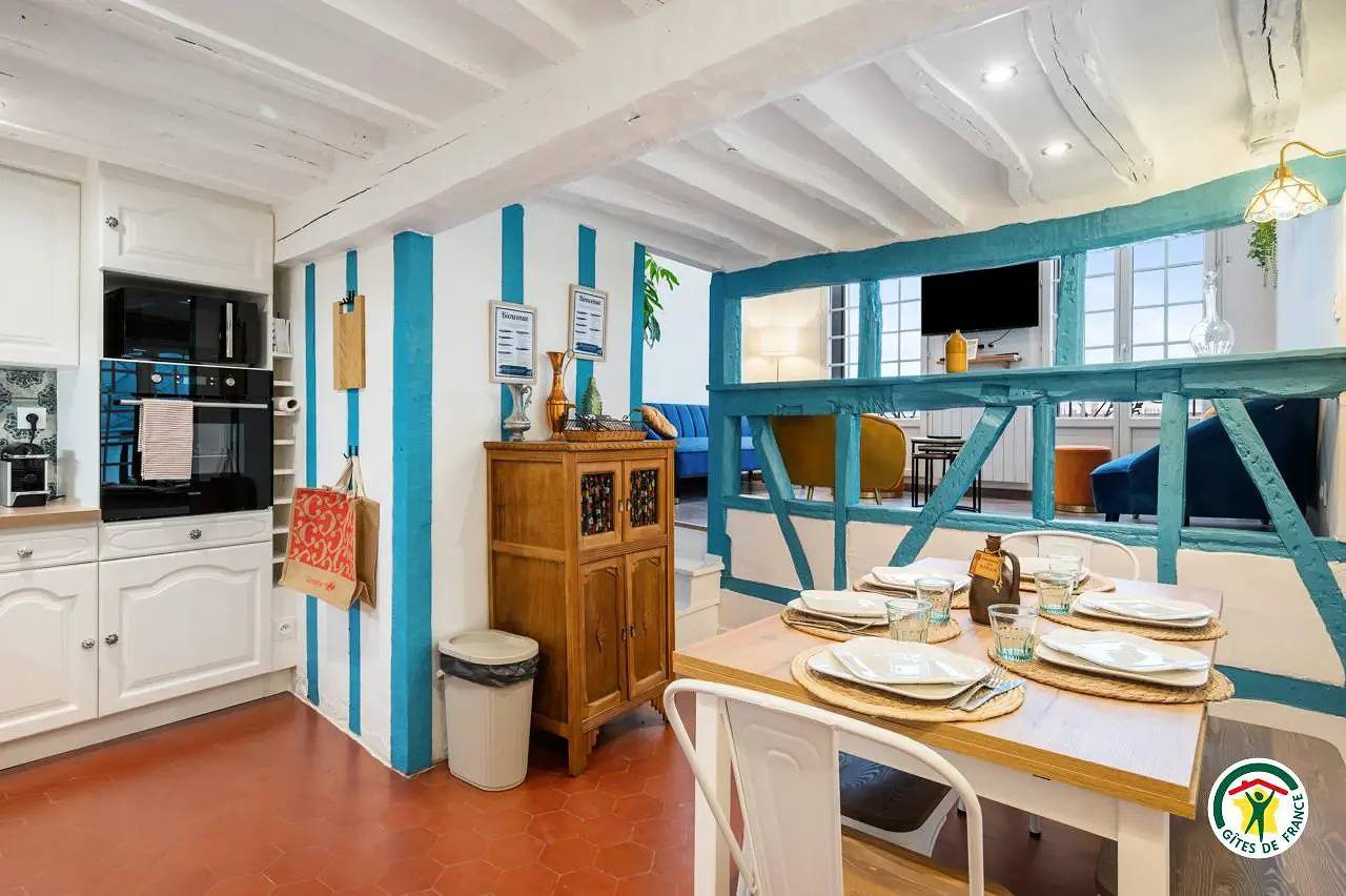 Gîte de France 8 personnes in La Bouille, Région de Rouen