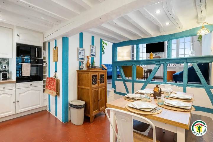 Gîte pour 8 personnes à La Bouille