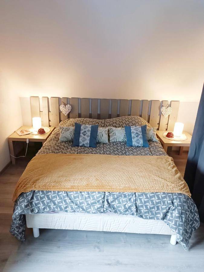 Appartement de vacances pour 4 personnes, avec Balcon ainsi que Terrasse et Vue