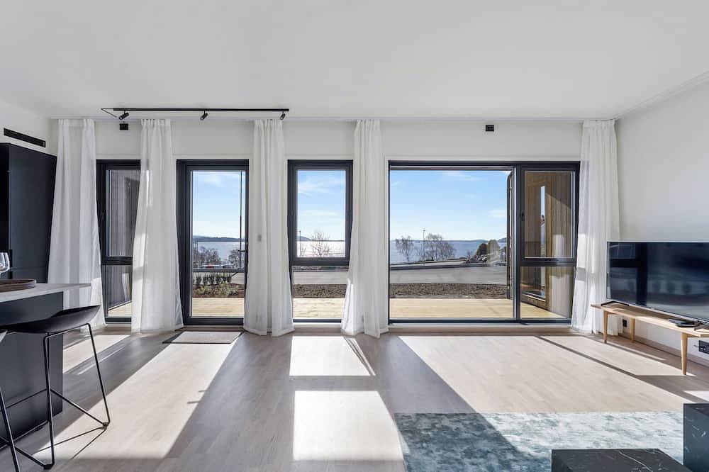 Ganze Wohnung, Modernes 2-Zi.-Apartment mit Meerblick – 25 Min zu Stavanger & Preikestolen in Strand (Rogaland)