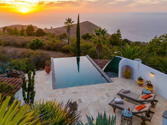 Chalet para 2 personas, con jardín en La Palma