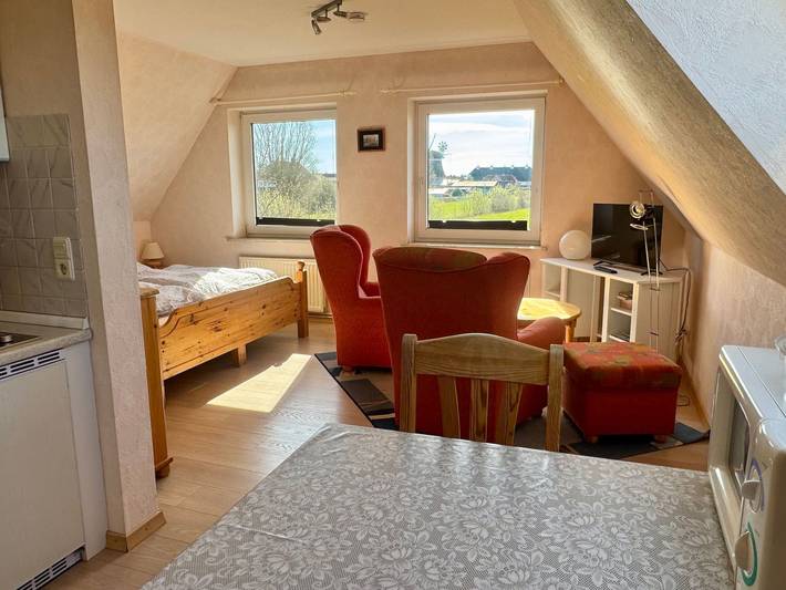 Ferienwohnung für 3 Personen, mit Terrasse und Garten sowie Ausblick - 1