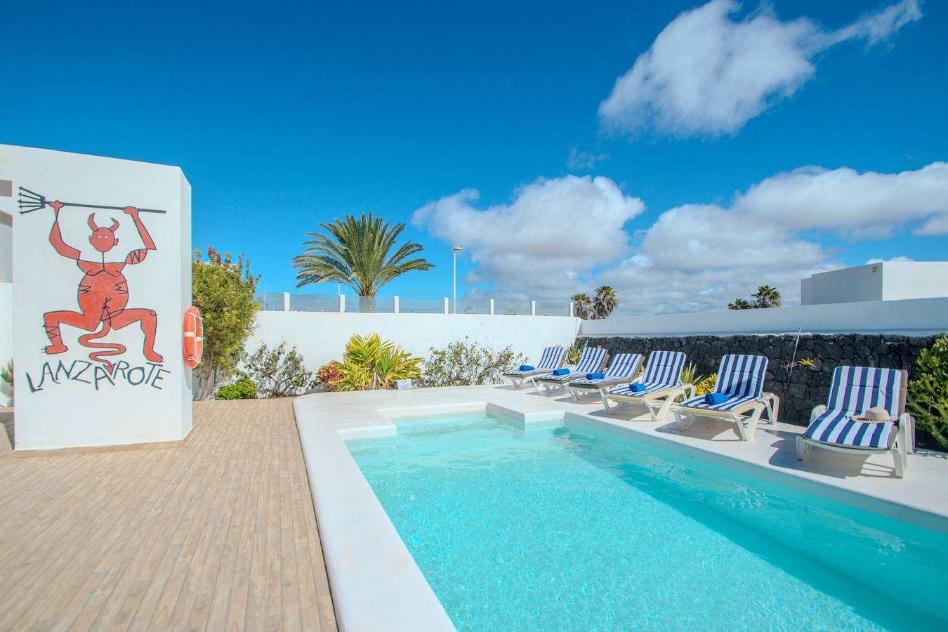 Casa El Guanche: Meerblick, privater Pool & Wlan in Playa Blanca in Playa Blanca, Yaiza