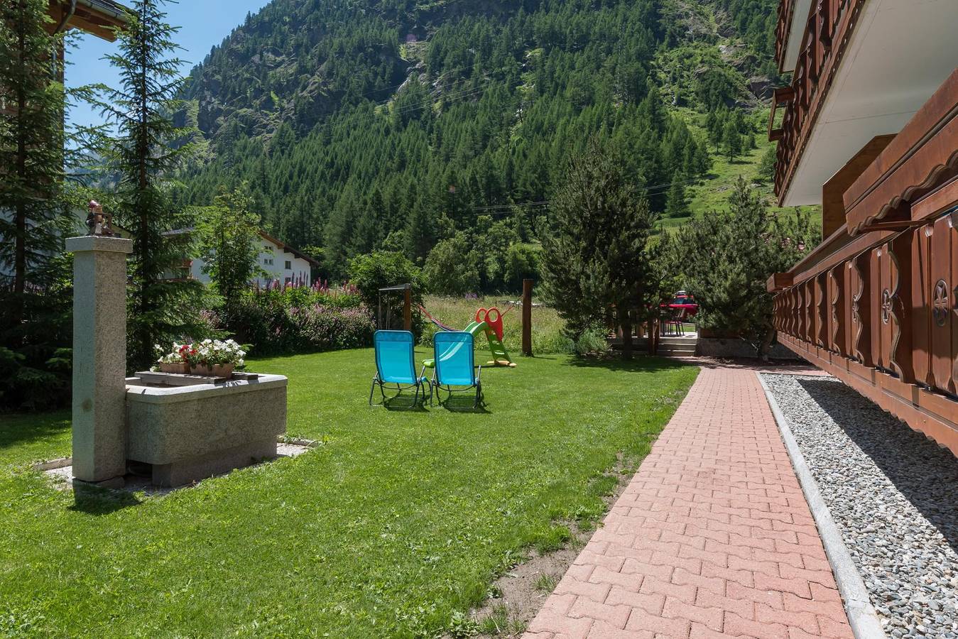 Ganze Ferienwohnung, 5-Bettwohnung Nr. 5 in Saas-Almagell, Walliser Alpen