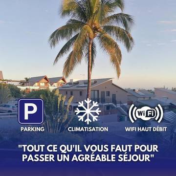 Gîte pour 3 personnes, avec vue et terrasse dans Plage de Trou d'eau