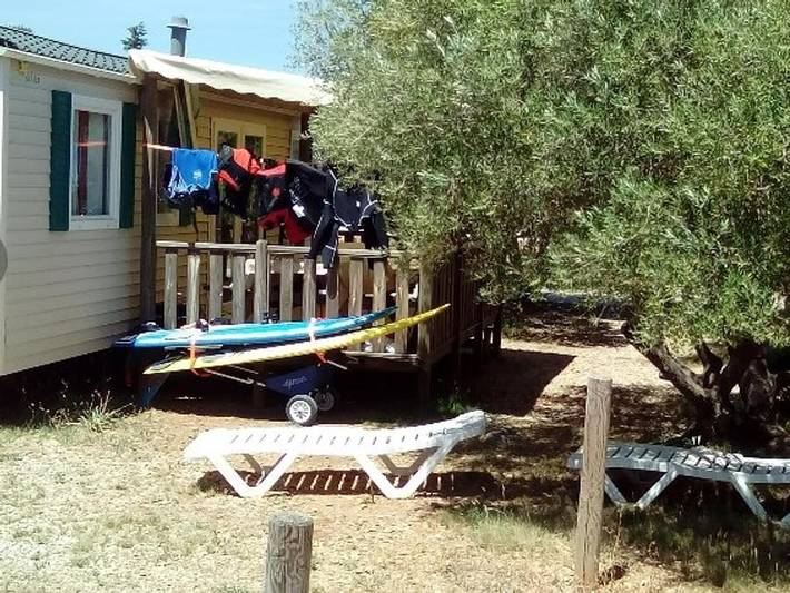 Camping Le Fun - Mobilheim 4 personen - Grünes Kap in Fitou, Mittelmeerküste (Frankreich)