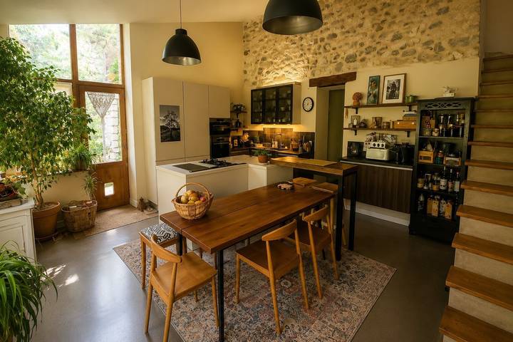 Country House “La Bergerie du Grand Tilleul”: Mountain Views, Private Garden, Wi-Fi in Val-de-Chalvagne, Castellane Området
