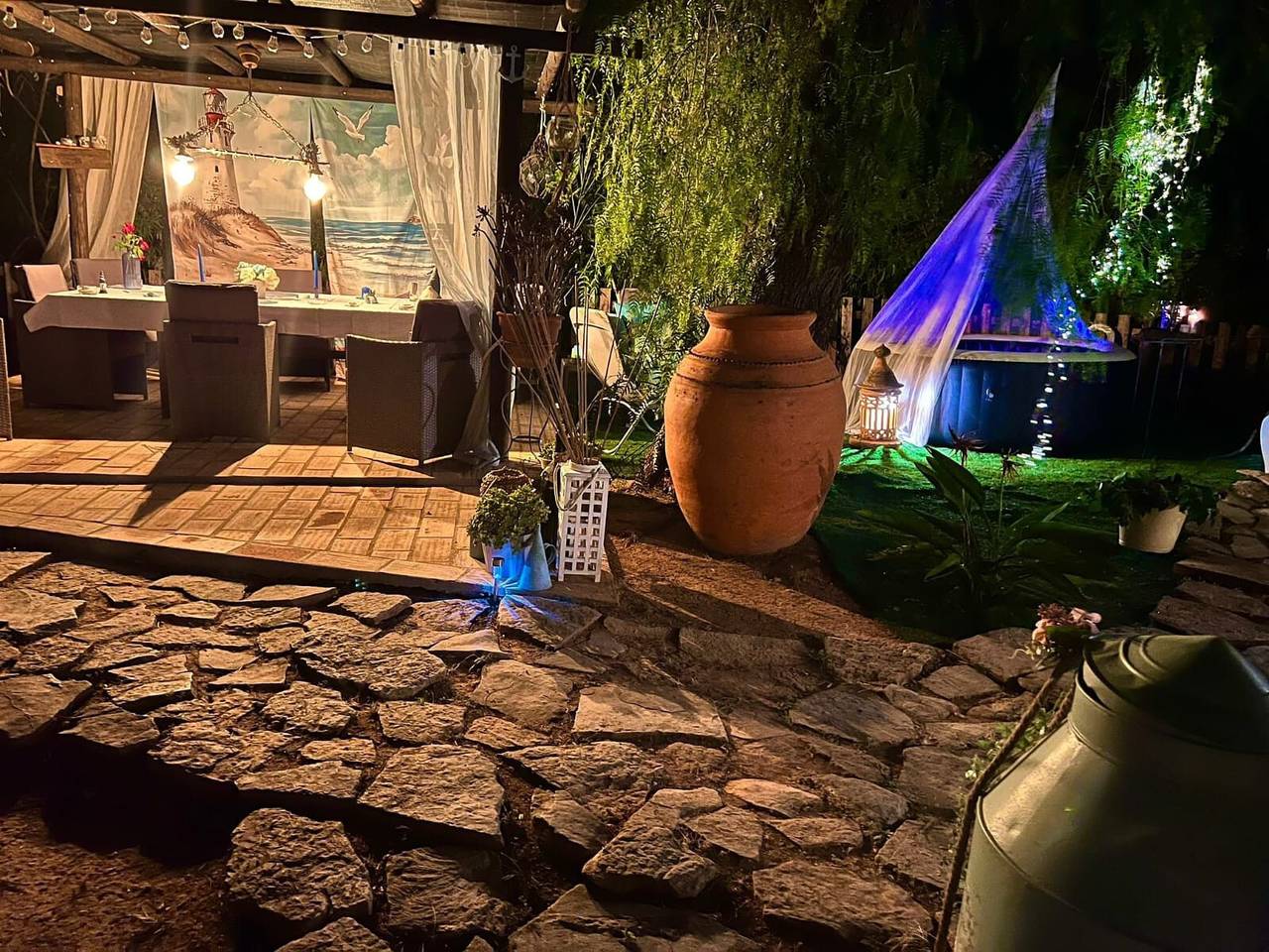 Landhaus 'Marine House' mit Bergblick, Wlan und Klimaanlage in Freguesia da Luz de Tavira, Parque Natural da Ria Formosa