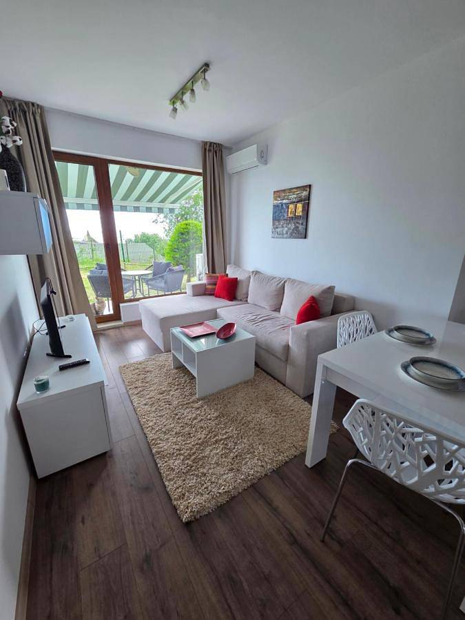 Ferienwohnung für 4 Personen, mit Terrasse und Ausblick am Goldstrand