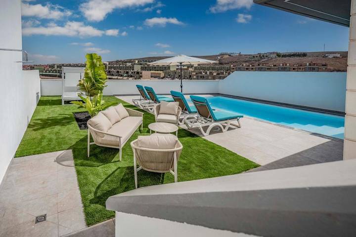 Casa rural para 4 personas, con Balcón y Terraza además de Piscina y Vistas en Puerto del Rosario - 2