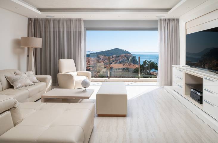 Holiday rental for 10 people, with Balcony/Terrace and Garden as well as Pool and Sauna in Dubrovnik