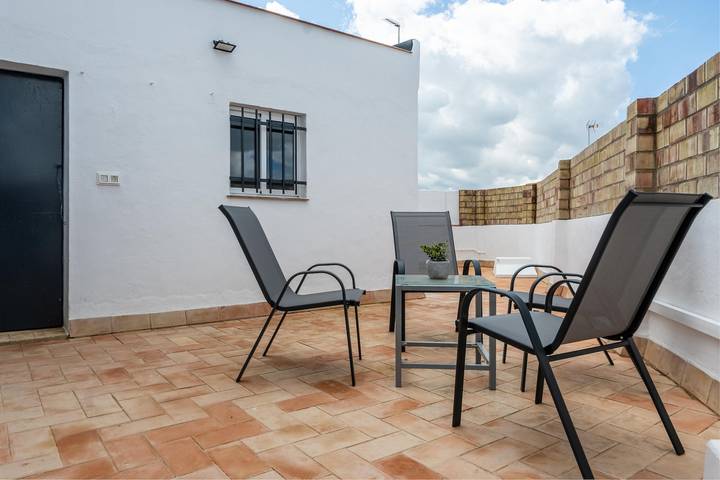 Ferienhaus 'Santa Clara Home' mit privater Terrasse, Wlan und Klimaanlage in Marchena, Sevilla Provinz