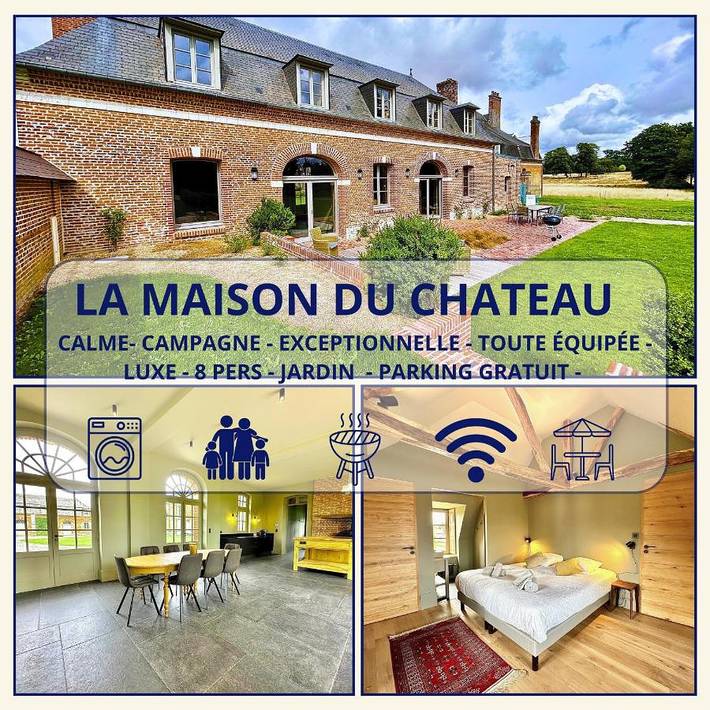 Gîte pour 8 personnes, avec vue et jardin dans Ramburelles