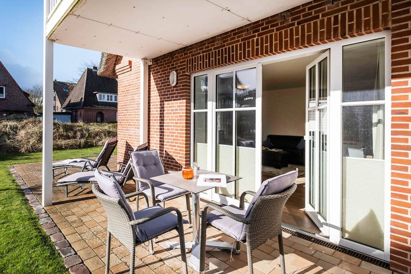 Ganze Wohnung, Wohnen unter Reet - Ferienwohnung für bis zu 4 Personen in Büsum, Dithmarschen