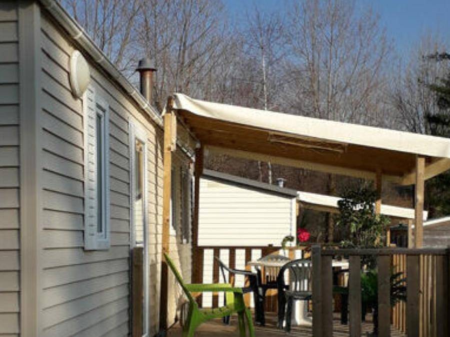 Camping la Marmotte - Mobilhome 4 personnes - Mobil-home - 24 m² - 2 chambres in La Bourboule, Parc naturel régional des Volcans d'Auvergne