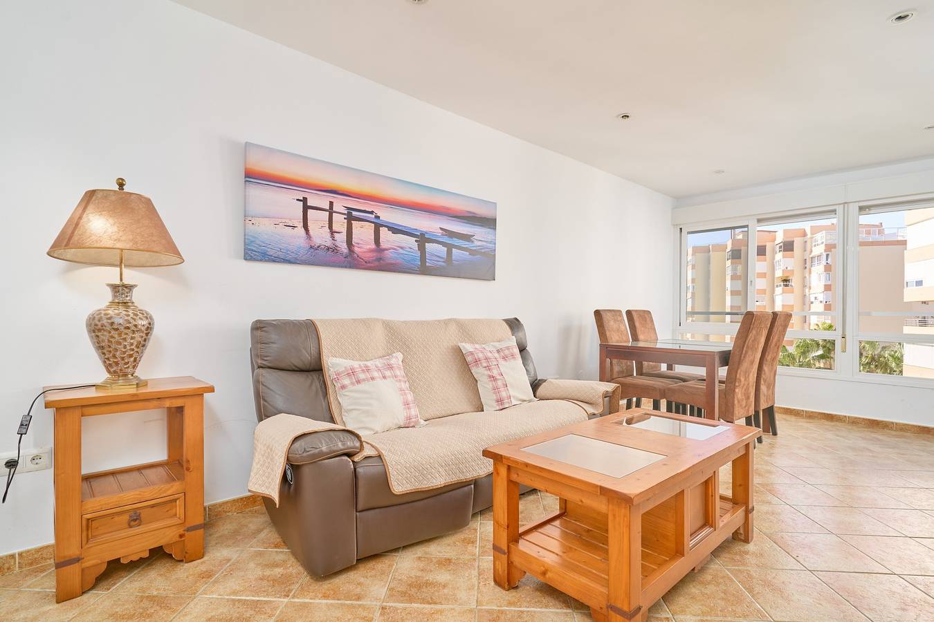 Ganze Wohnung, Ferienwohnung 'Centro Internacional A117' mit Meerblick, Wlan und Klimaanlage in Torrox Costa, Torrox