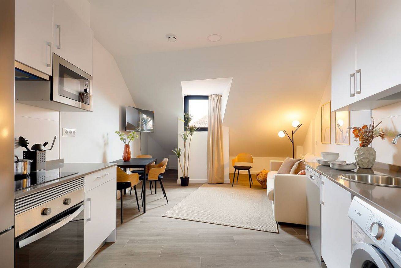 Geheel appartement, Charmant appartement met Wi-Fi & wasmachine/droger in Oviedo, Cantabrisch Gebergte