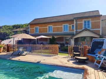 Chambre d’hôte pour 2 personnes, avec sauna ainsi que jardin et piscine en Moselle