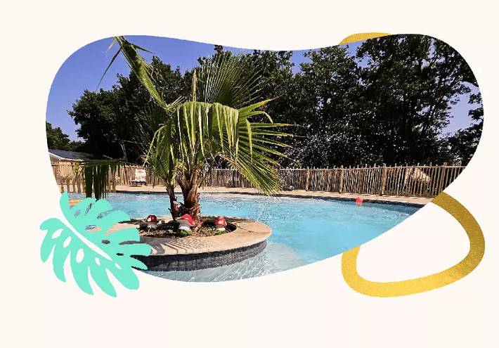 Location de vacances pour 4 personnes, avec piscine ainsi que terrasse et vue à Mareuil-sur-Lay-Dissais - 2