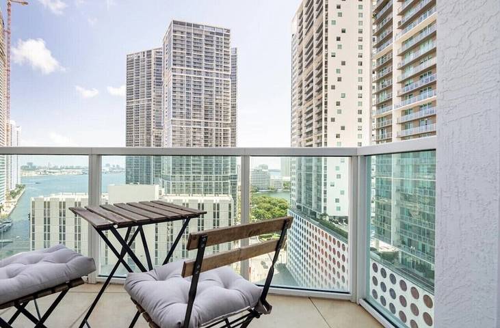 Loft for 6 people, with sauna and hot tub as well as balcony, with pets in Miami