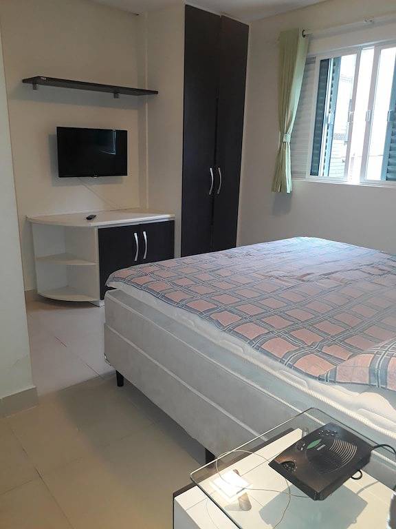 Ganze Wohnung, Schöne 2-Zimmer-Wohnung mit 1 Suite in Canto do Forte in Praia Grande, Baixada Santista