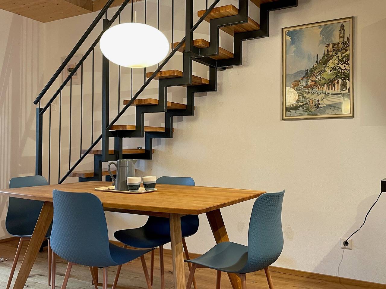 Entire apartment, Landlust Lakeside Apartment with Shared Garden, Balcony, and Wi-Fi in Öhningen, Untersee