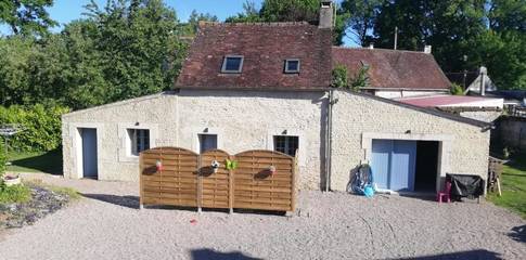 Gîte pour 4 personnes, avec vue et jardin dans Sarceaux