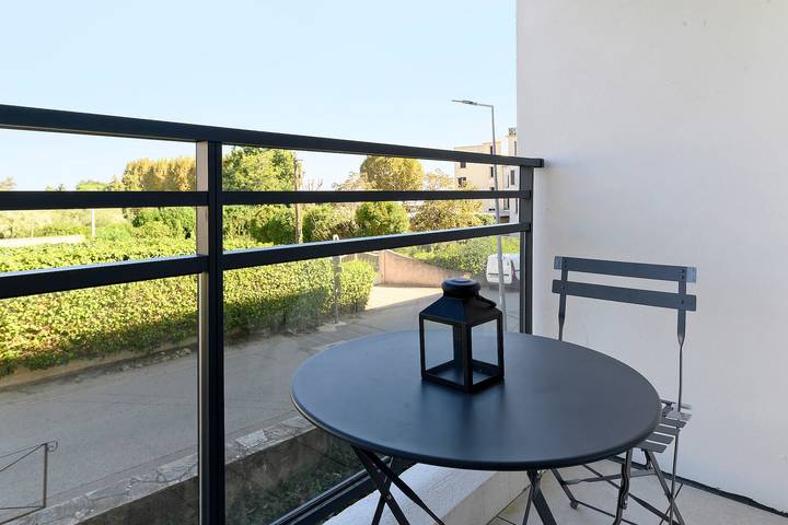 Appartamento intero, Appartamento vicino al mare con splendida vista, Wi-Fi e aria condizionata in Moriani-Plage, Corte e dintorni