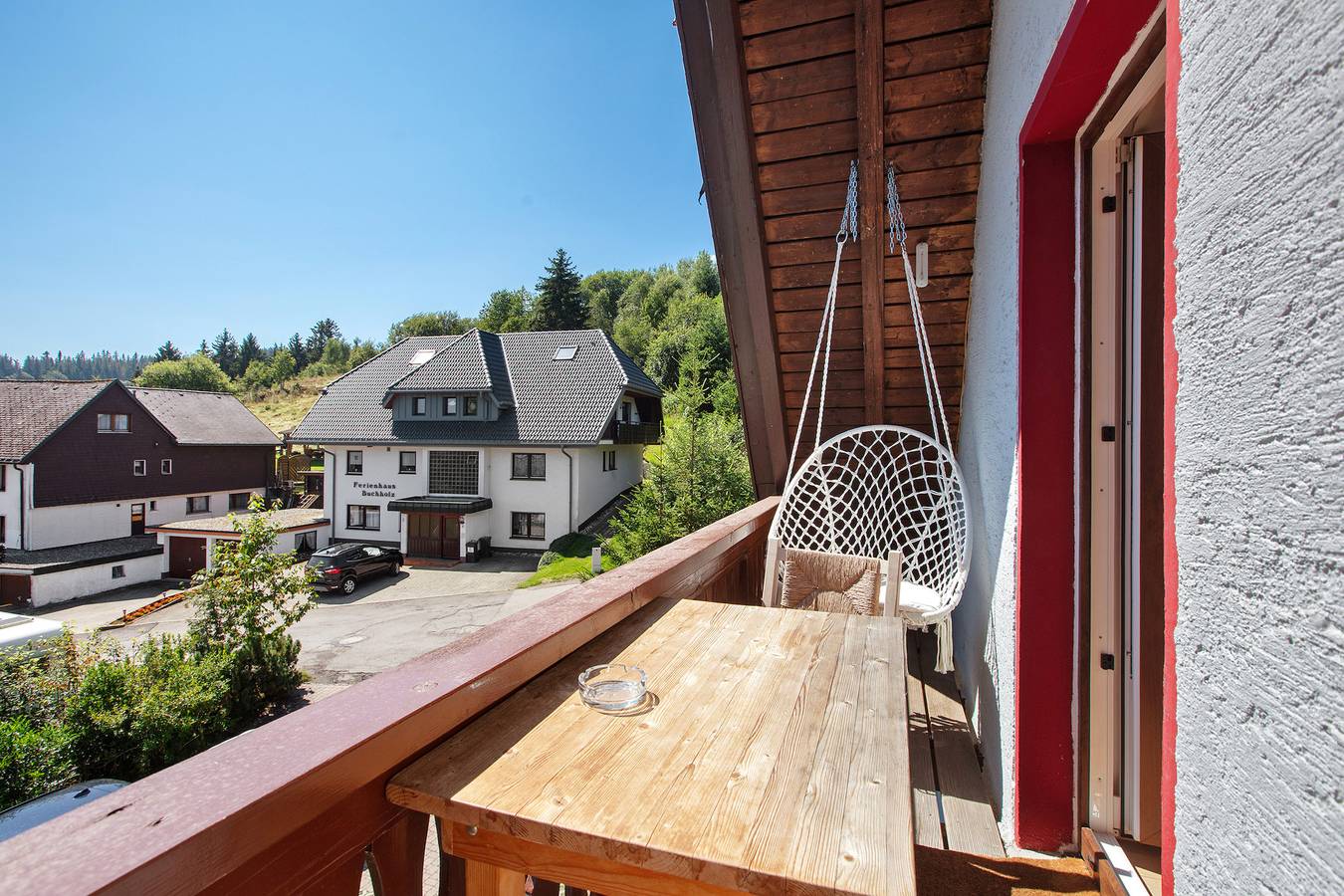 Ganze Wohnung, Ferienwohnung 'Spatzennest' mit Gemeinschaftsgarten, Balkon und Wlan in Suedlicher Schwarzwald, Feldberg